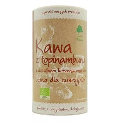 DARY NATURY Kawa z topinamburu z dodatkiem korzenia mniszka"dla cukrzyków" (tuba) (200g) - BIO