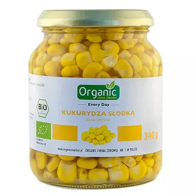 ORGANIC Kukurydza słodka konserwowa ekologiczna 340 g (230g) - BIO