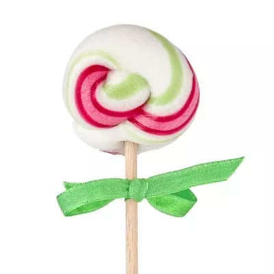 KRAINA SŁODKOŚCI Lizak o smaku truskawkowym słodzony stewią wykonany ręcznie (20g)