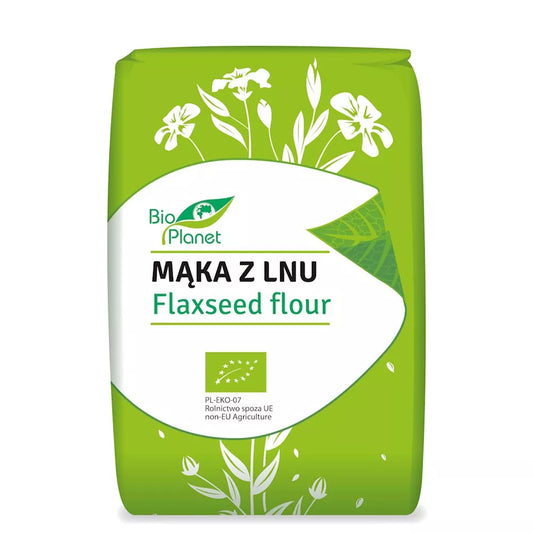 BIO PLANET Mąka z lnu (400g)  - BIO