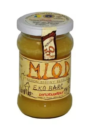 EKO BARĆ Miód wielokwiatowy (380g) - BIO