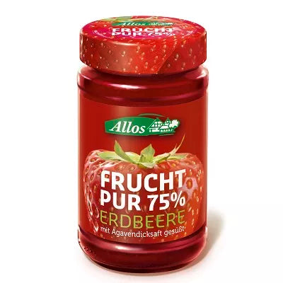 ALLOS Mus truskawkowy 75% owoców (250g) - BIO