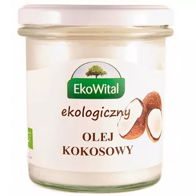 EKOWITAL Krem kokosowy 22% tłuszczu (400ml) -  BIO