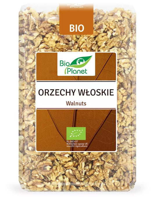 BIO PLANET Orzechy włoskie ekologiczne 1kg - BIO