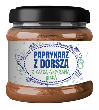 KUTERFISH Paprykarz z dorsza z kaszą gryczaną (155g)