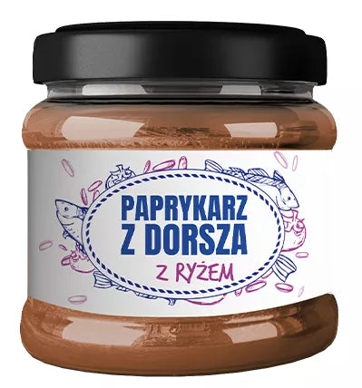KUTERFISH Paprykarz z dorsza z ryżem (155g)