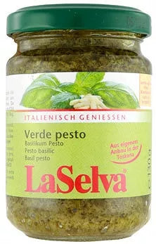 LA SELVA Pesto verde z bazylii (130g) - BIO