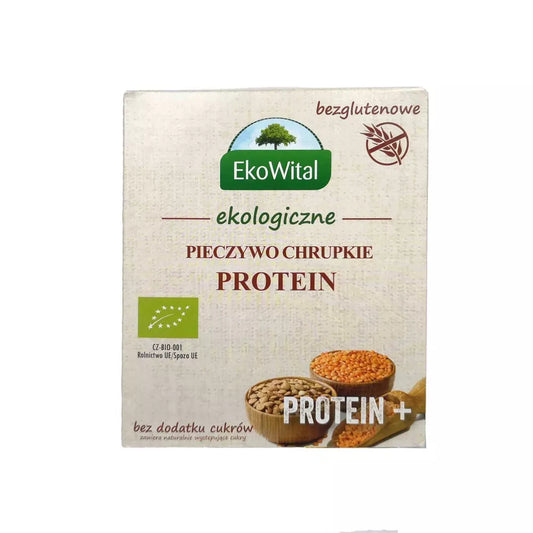 EKOWITAL Pieczywo chrupkie proteinowe, bezglutenowe BIO (100g) - EKOWITAL