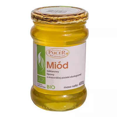 PUCER Miód lipowy (400g) - BIO