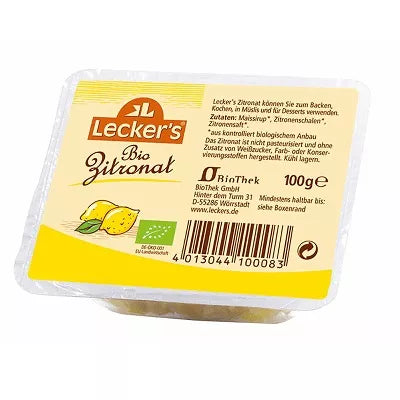 LECKERS Skórka cytrynowa starta (15g) - BIO
