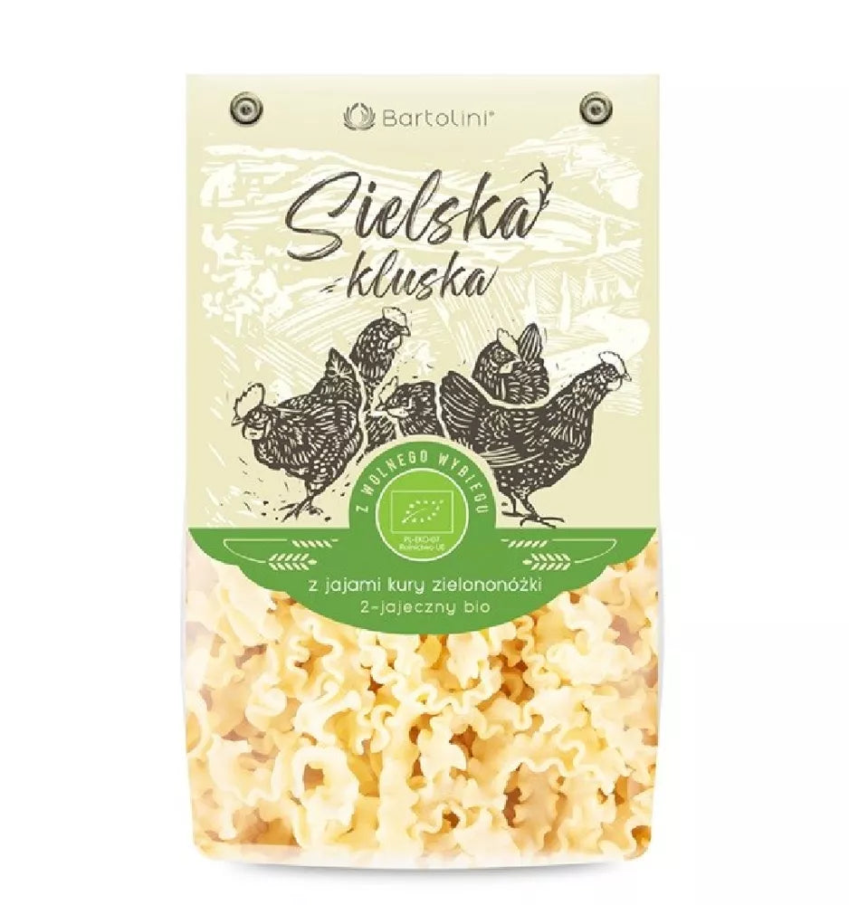 BARTOLINI Sielska Kluska z jajami od kur zielononóżek - fala (250g) - BIO