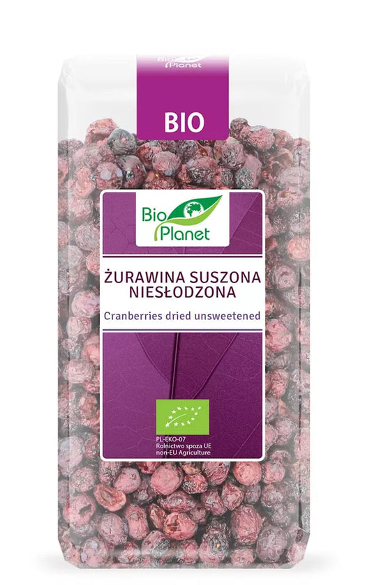 BIO PLANET Żurawina suszona niesłodzona (50g) - BIO